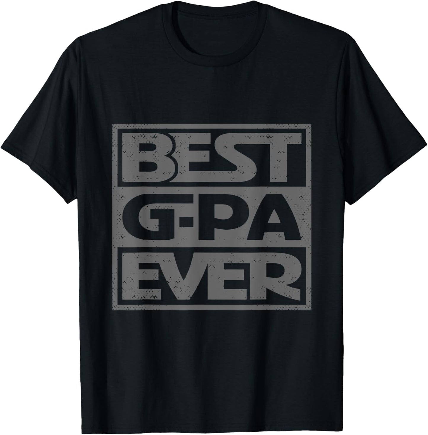 Best GPA Ever Funny Vintage Grandpa Birthday T-Shirt - T-Shirt | Black