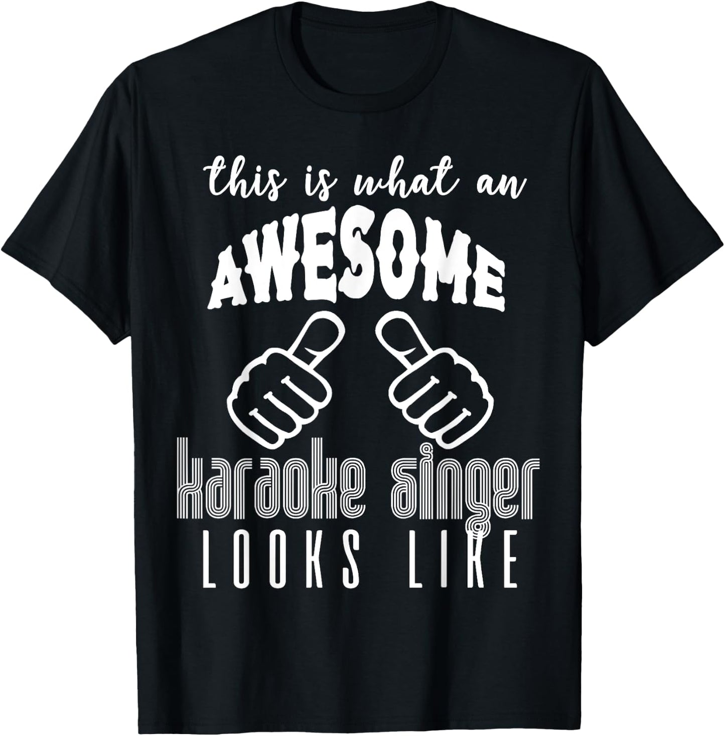 Karaoke Music Singing Funny Shirt Cool Party Games Gift T-Shirt - T-Shirt | Black