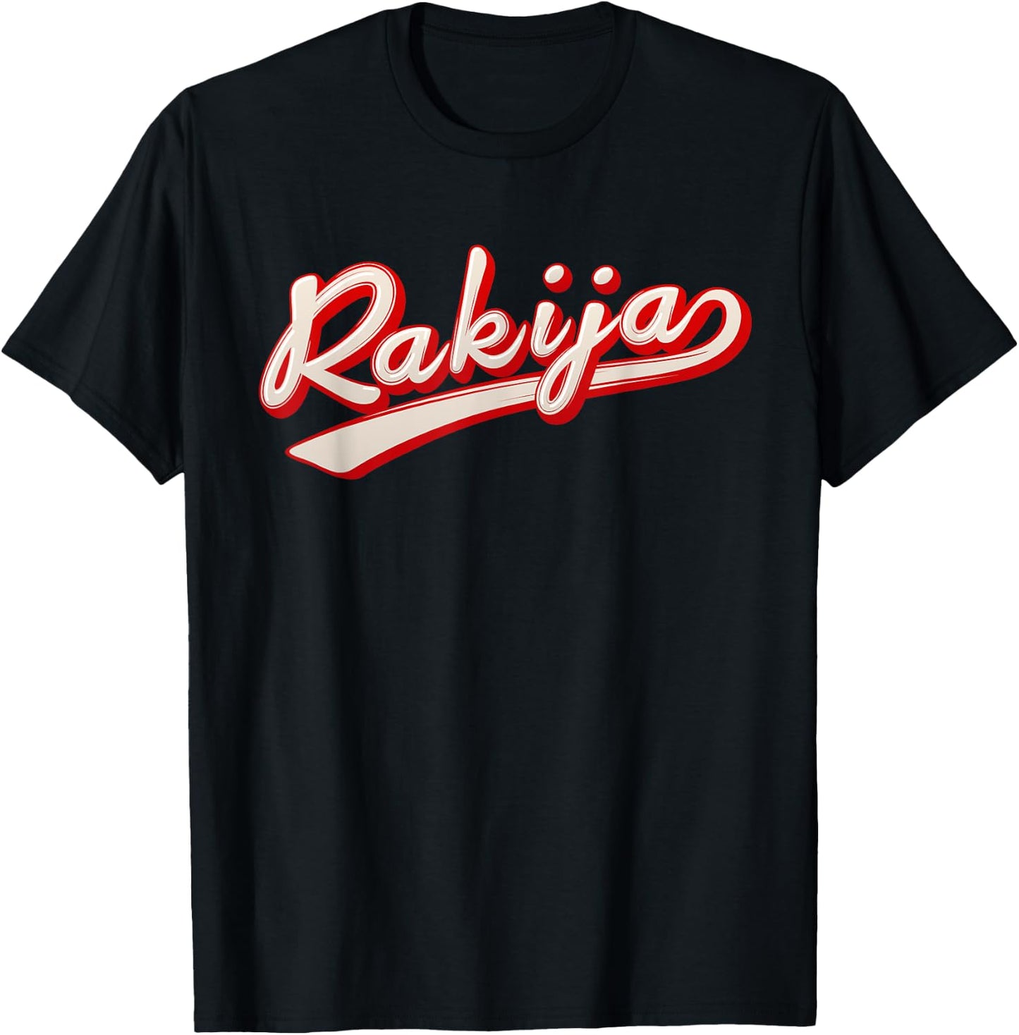 Serbian Croatian Traditional Drink Ex Yugoslavia Rakija T-Shirt - T-Shirt | Black