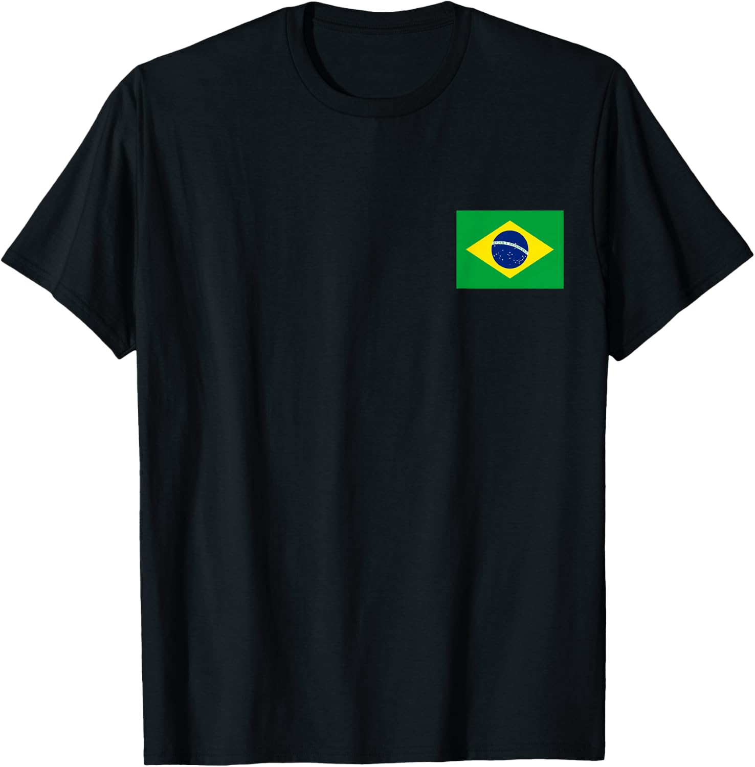 Brazil Flag Cool Brasil Flag Brazilian Flags Men Women T-Shirt - T-Shirt | Black