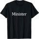 Minister T-Shirt - T-Shirt | Black
