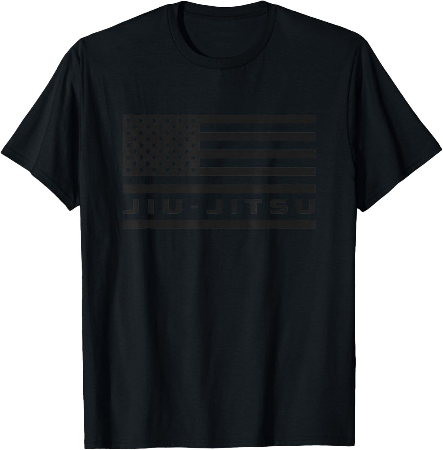 American Flag Jiu Jitsu Apparel - Jiu Jitsu Small T-Shirt - T-Shirt | Black