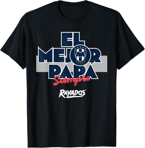 Monterrey Rayados Sports Collection this Father's Day! T-Shirt - T-Shirt | Black