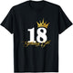 18th Birthday Funny 18 years old Gift Girls T-Shirt - T-Shirt | Black