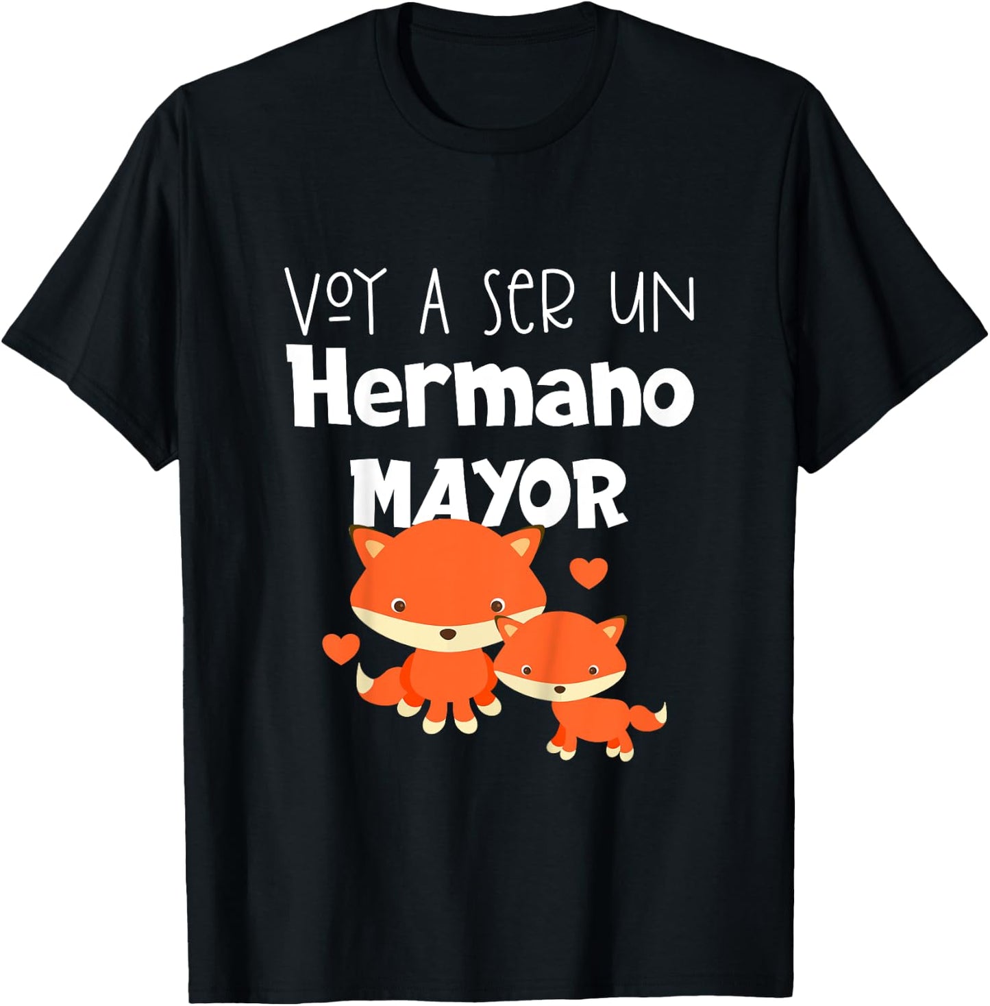 Voy A Ser Un Hermano Mayor T-Shirt - T-Shirt | Black