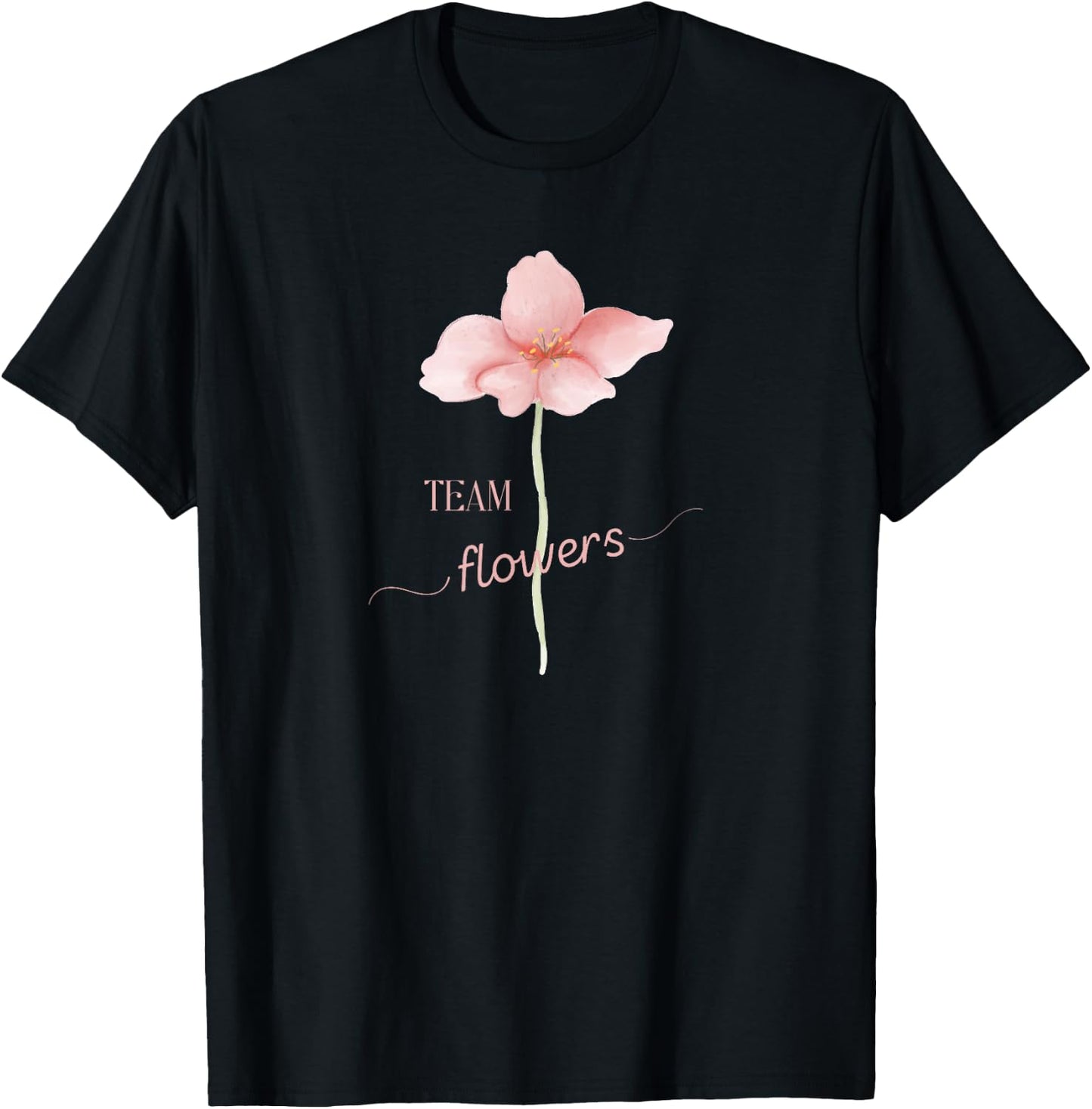 Team Flowers Nutcracker Ballet Christmas Dew Drop Waltz T-Shirt - T-Shirt | Black