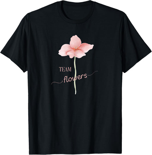 Team Flowers Nutcracker Ballet Christmas Dew Drop Waltz T-Shirt - T-Shirt | Black
