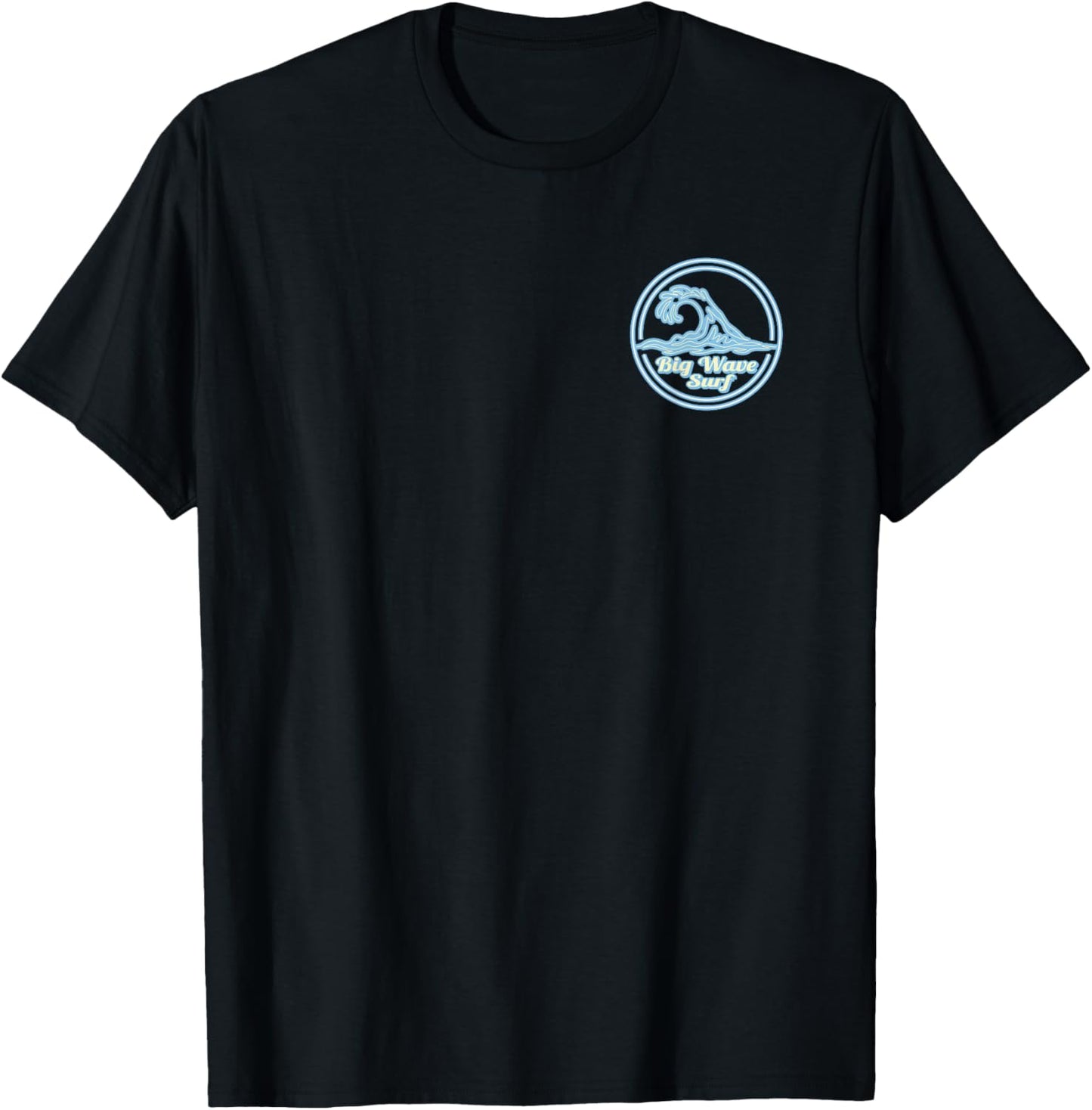North Jetty Beach Big Wave Surf Club, surfing graphic T-Shirt - T-Shirt | Black