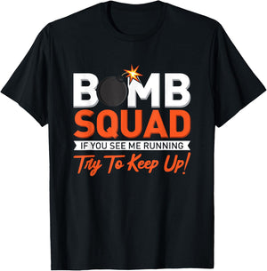 Bomb Disposal Bomb Squad T-Shirt - T-Shirt | Black