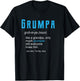 Pops Christmas Shirt for Grandpa, Funny Grumpa Definition T-Shirt - T-Shirt | Black