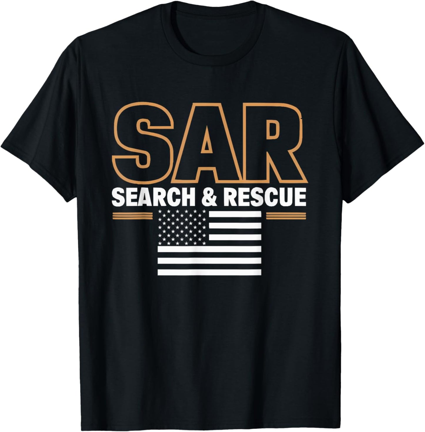 Search And Rescue Team SAR Emergency Response T-Shirt - T-Shirt | Black