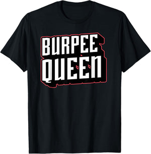Burpees Funny Fitness Workout High Intensity Exercise Gym T-Shirt - T-Shirt | Black