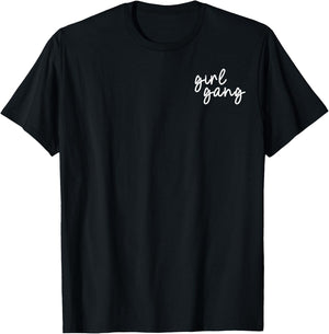 Girl Gang Cute Mommy and Me Matching T-Shirt - T-Shirt | Black