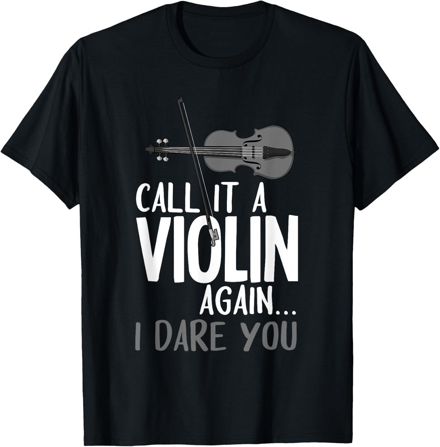 Funny Viola Player Novelty Gift Violin Student Boys Girls T-Shirt - T-Shirt | Black