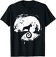 Boston Terrier Halloween Costume Bostie Moon Silhouette T-Shirt - T-Shirt | Black