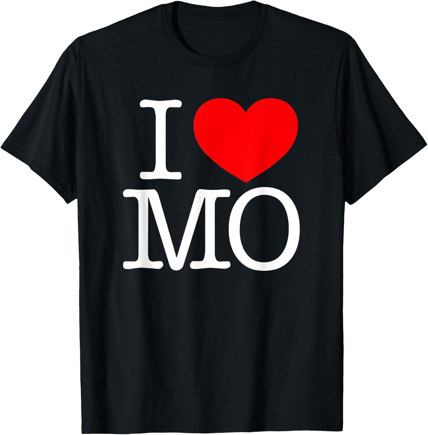 I Love (Heart) MO T-Shirt - T-Shirt | Black