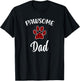 Dog DaD Paw Print Red Buffalo Plaid Matching Pajama Men Women T-Shirt - T-Shirt | Black