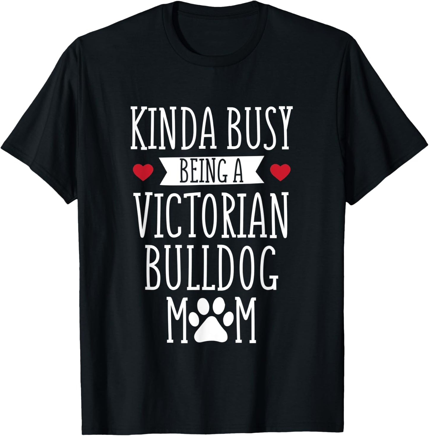 Victorian Bulldog Mom Bulldog Mama Dog Lover Gift Men Women T-Shirt - T-Shirt | Black