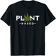 Plant-Based Marijuana Leaf Weed Joint Smoker Vegan T-Shirt - T-Shirt | Black