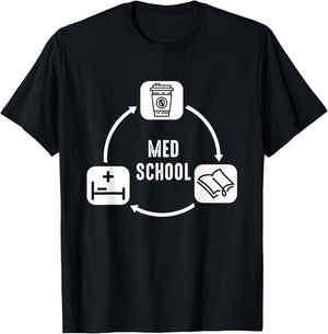 Med School - medical student s Outfit Medical Students Gift T-Shirt - T-Shirt | Black