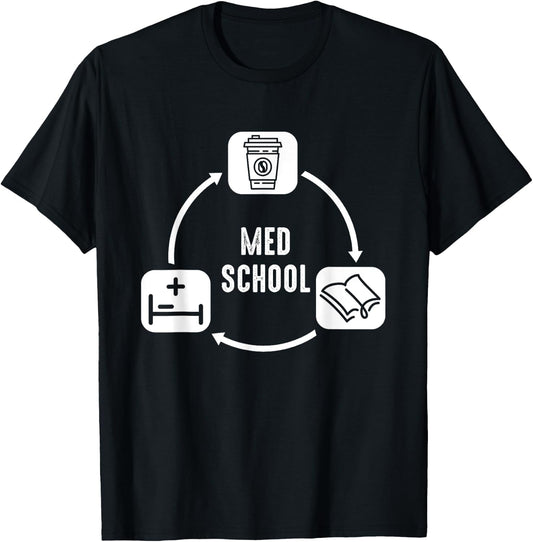 Med School - medical student s Outfit Medical Students Gift T-Shirt - T-Shirt | Black