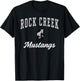 Rock Creek High School Mustangs T-Shirt - T-Shirt | Black