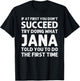 JANA Name Personalized Birthday Funny Christmas Joke T-Shirt - T-Shirt | Black