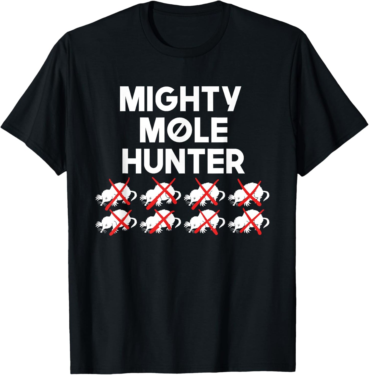 Mighty Mole Hunter T-Shirt - T-Shirt | Black