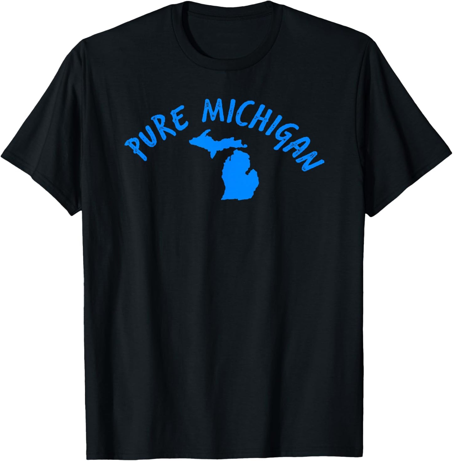 Pure Michigan Fun Water Adventure Vacation Great Gift T-Shirt - T-Shirt | Black
