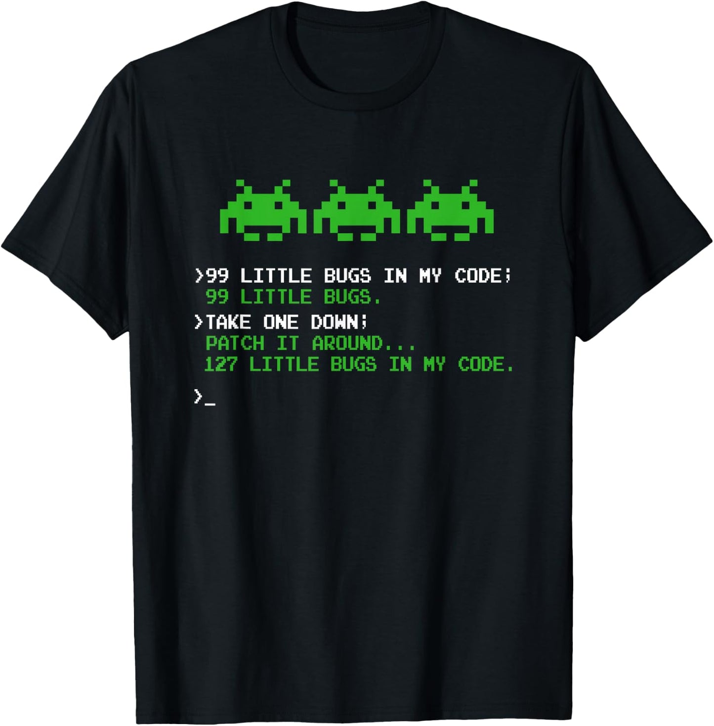 99 Small Bugs in Code Software Engineer Programmer T-Shirt - T-Shirt | Black