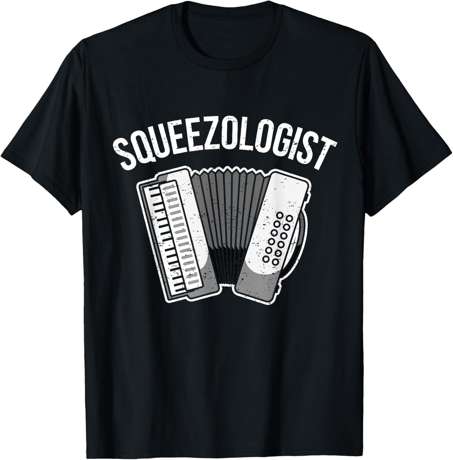 Accordion Player Schiffer Piano Accordion T-Shirt - T-Shirt | Black