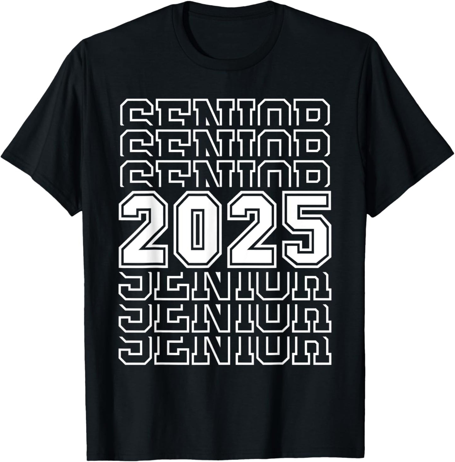 Senior 2025 Graduation 2025 Class Senior 2025 Grad T-Shirt - T-Shirt | Black