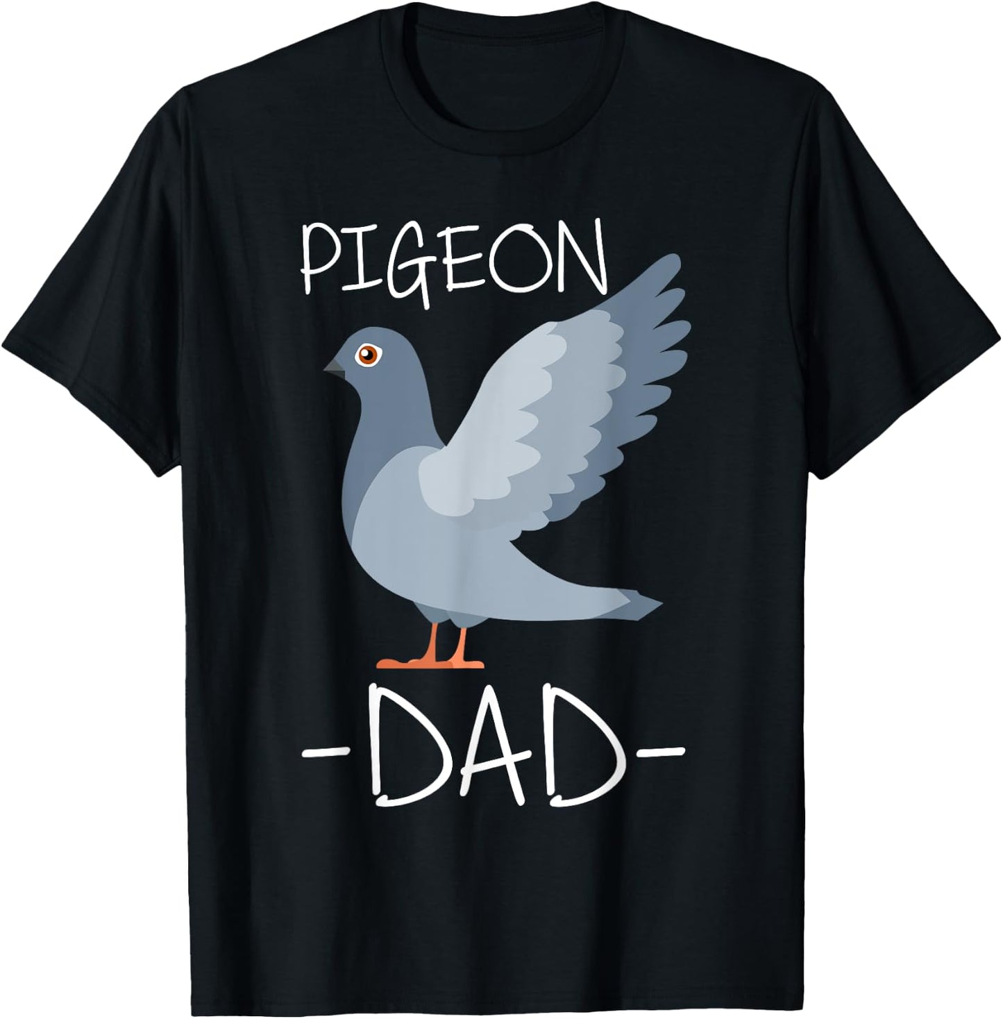 Pigeon Dad Daddy Breeder Pigeon Racing Gift T-Shirt - T-Shirt | Black