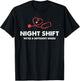 Funny Night Shift Nurse Humor We're A Different Breed T-Shirt - T-Shirt | Black