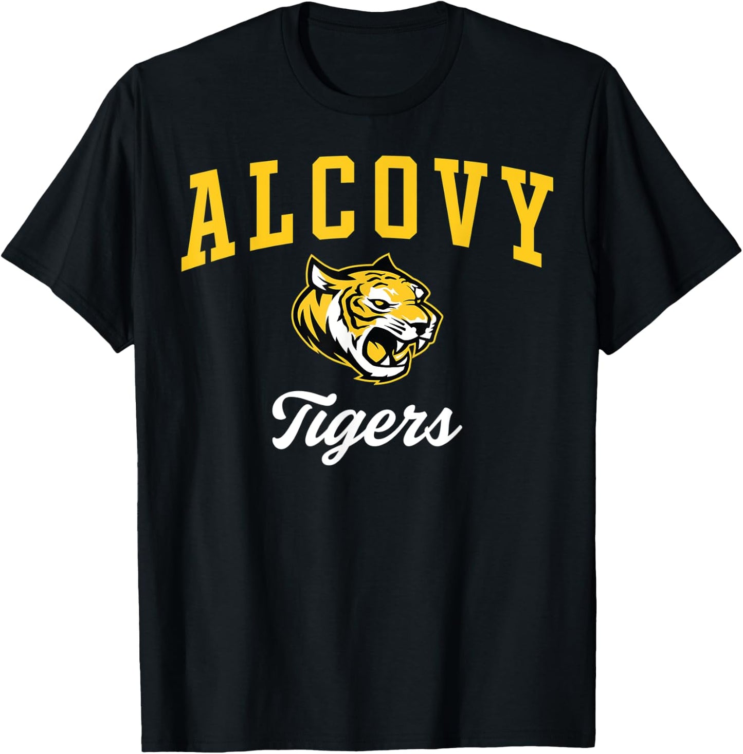 Alcovy High School Tigers T-Shirt - T-Shirt | Black