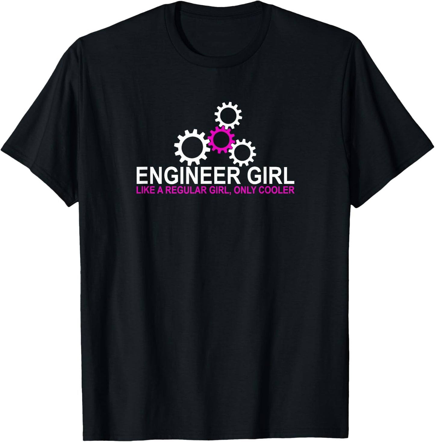 Engineer Girl Engineering Girl Mint Engineer Gift T-Shirt - T-Shirt | Black