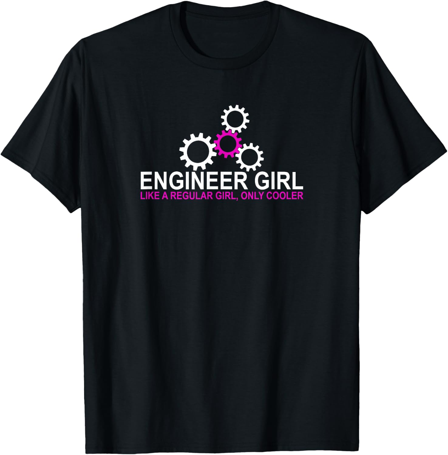 Engineer Girl Engineering Girl Mint Engineer Gift T-Shirt - T-Shirt | Black