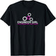 Engineer Girl Engineering Girl Mint Engineer Gift T-Shirt - T-Shirt | Black