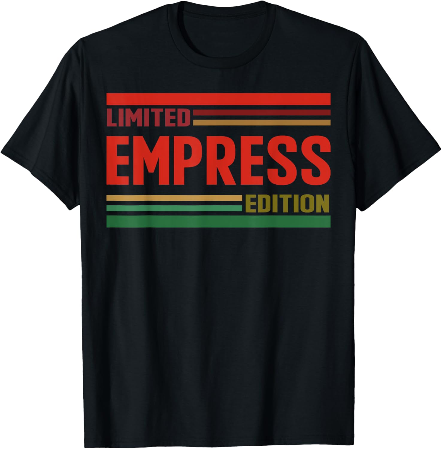 EMPRESS Limited Edition Shirt EMPRESS Name Personalized T-Shirt - T-Shirt | Black