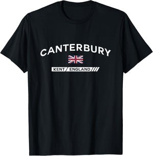 Canterbury, Kent, England UK T-Shirt - T-Shirt | Black