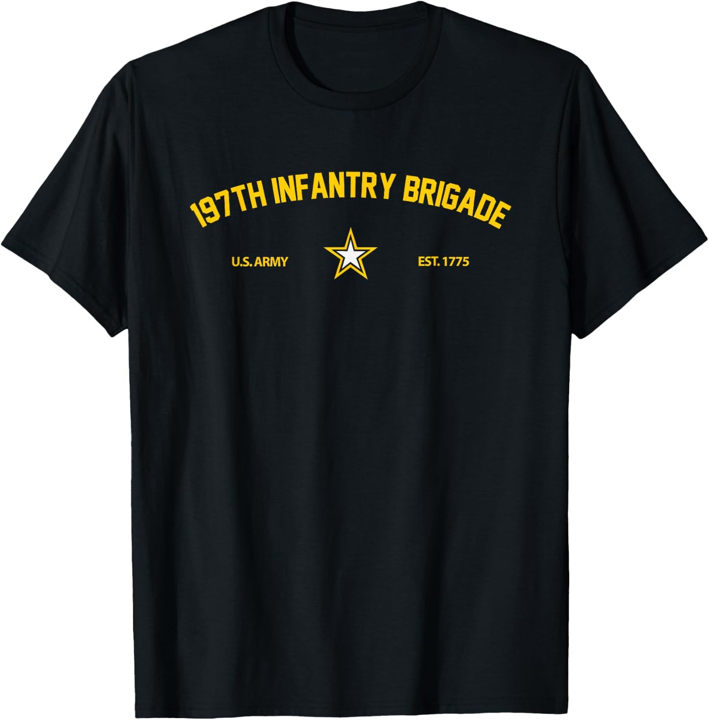 US Army 197th Infantry Brigade T-Shirt - T-Shirt | Black