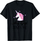 My Gigi Loves Me Girl Unicorn Granddaughter T-Shirt - T-Shirt | Black