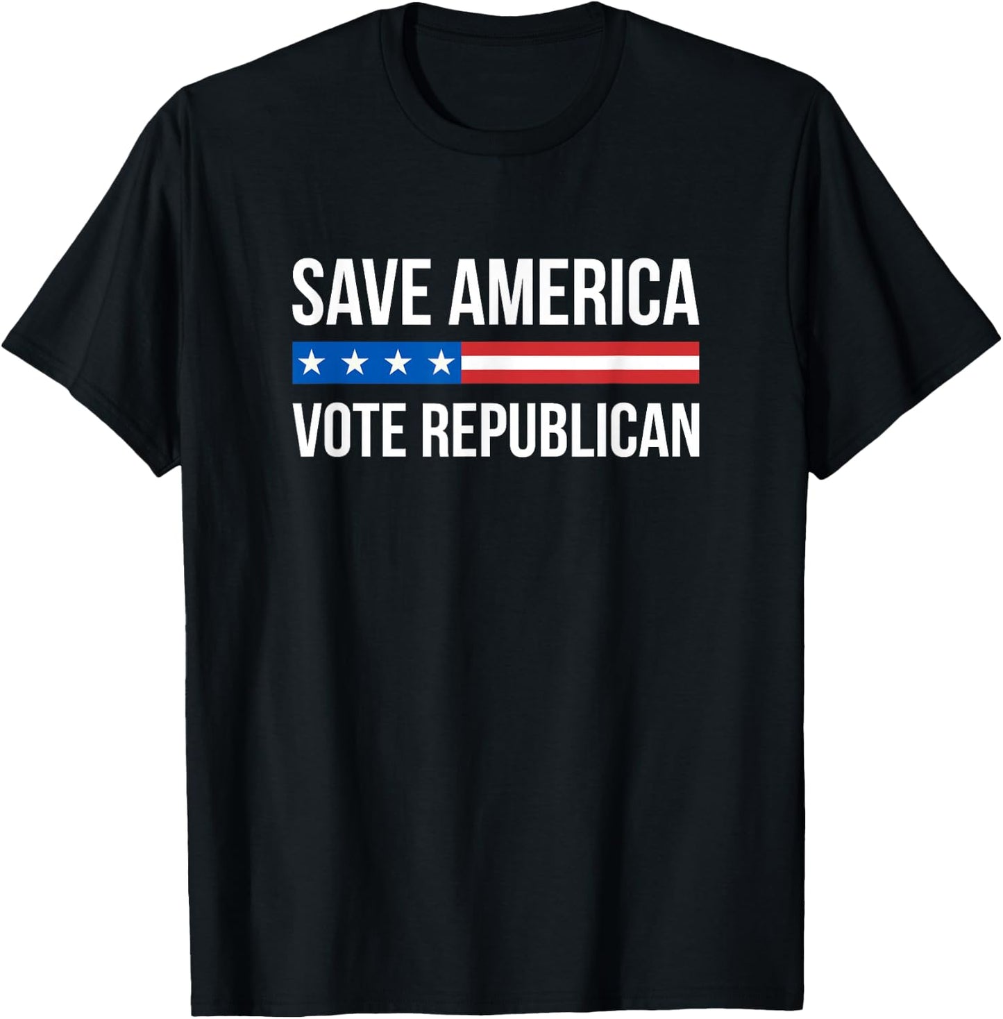 Save America - Vote Republican T-Shirt - T-Shirt | Black