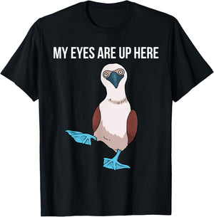 Footed Bobby Shirt Women I Love Bobbies Funny Blue Bird T-Shirt - T-Shirt | Black