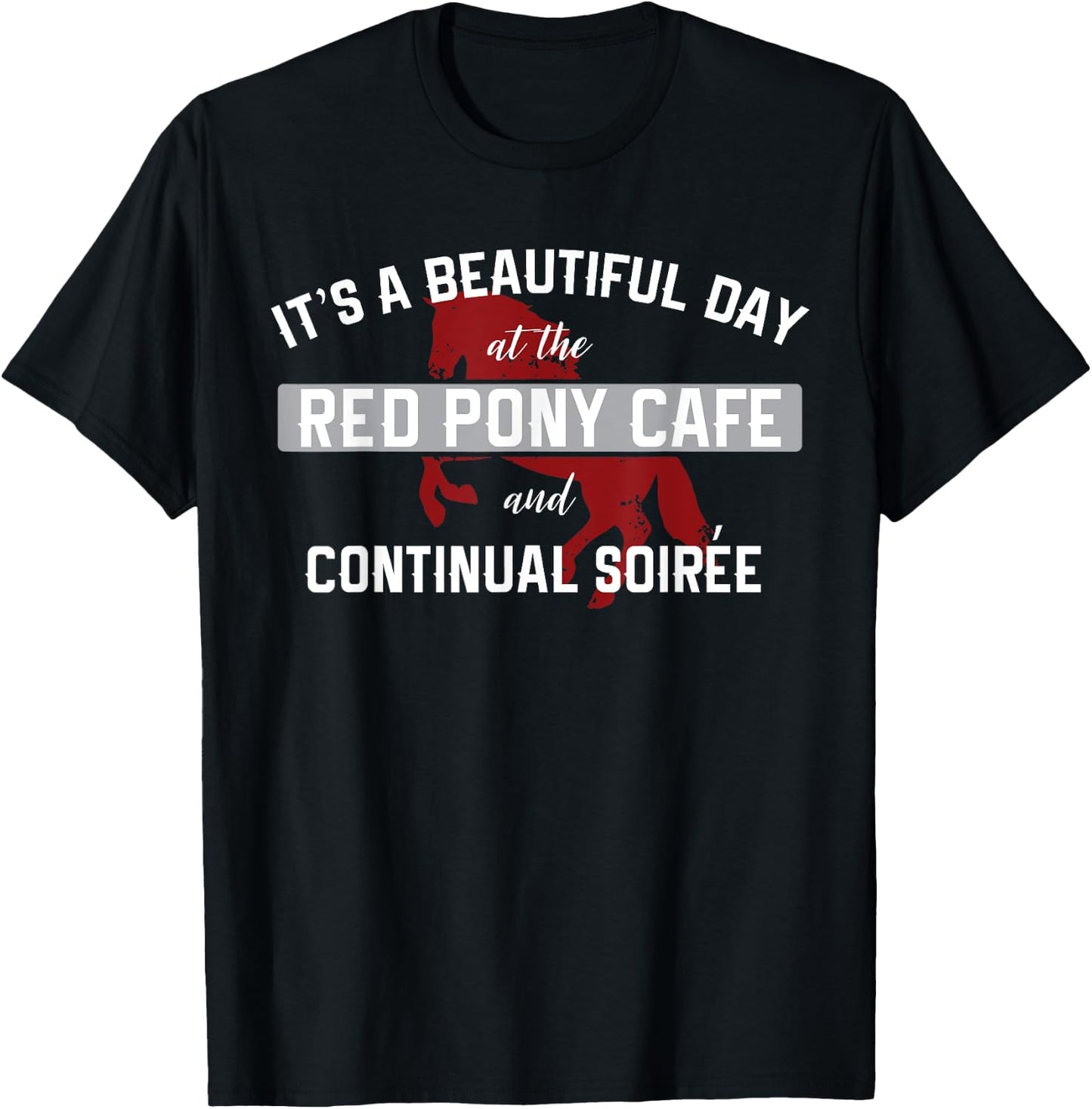 Red Pony T-Shirt - T-Shirt | Black