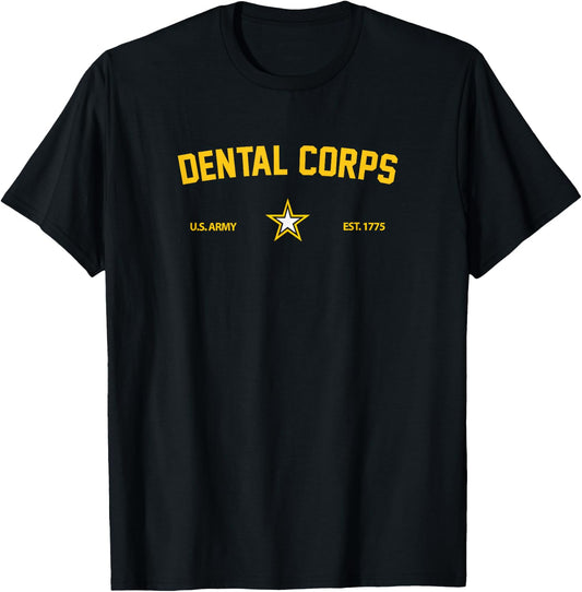 US Army Dental Corps T-Shirt - T-Shirt | Black