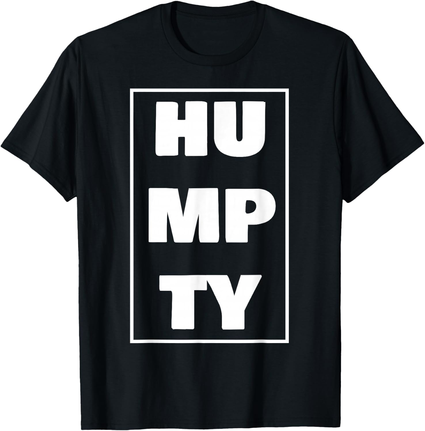 Humpty Shirt by Underground a Digital Graphic Design T-Shirt - T-Shirt | Black