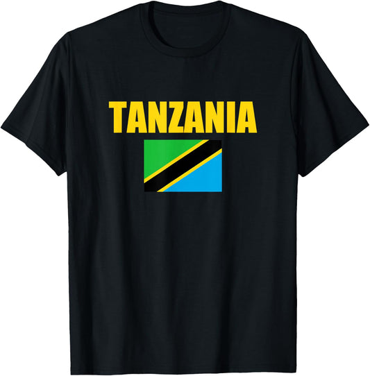 Tanzania Flag for real Patriots Tanzania T-Shirt - T-Shirt | Black