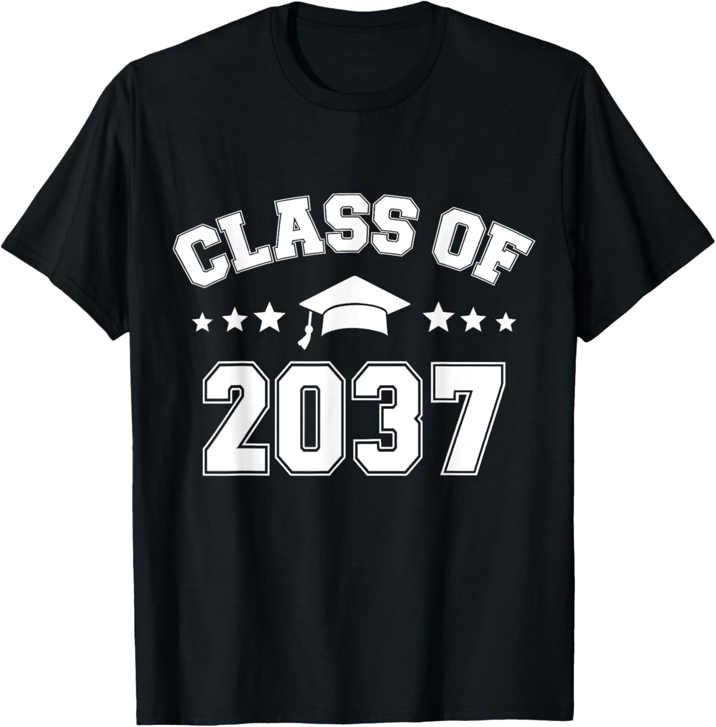 Class of 2037 Pre-K graduate preschool graduation T-Shirt - T-Shirt | Black
