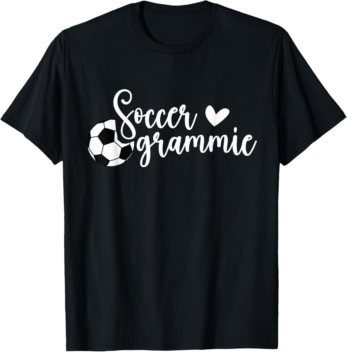 Soccer Grammie Proud Grammie of A Soccer Player Grammie T-Shirt - T-Shirt | Black